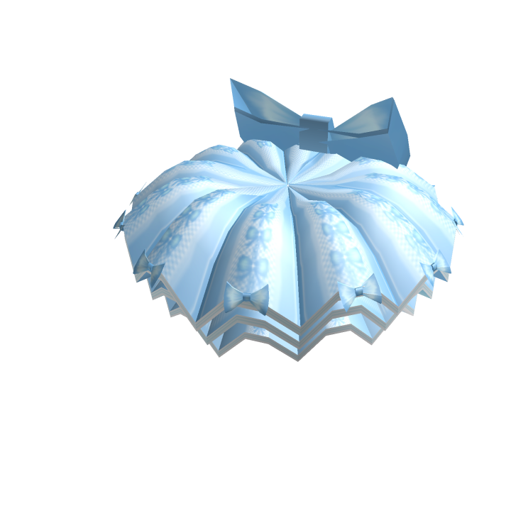 roblox long skirt flower blue clothing