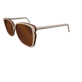 Gucci Acetate Ivory Aviator