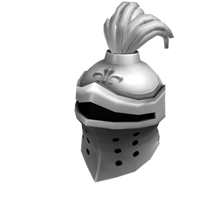 Catalog Silver Plumed Knight Roblox Wikia Fandom - knight helmet id roblox