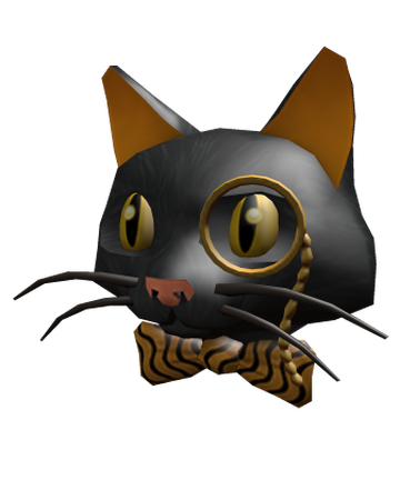Fancy Black Cat Head Roblox Wiki Fandom - possessed cat head roblox