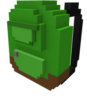 Green 8 Bit Backpack Roblox Wiki Fandom - custom backpack gui roblox