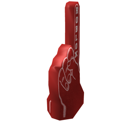 Catalog Red Foam Finger Roblox Wikia Fandom - roblox crowd cheering