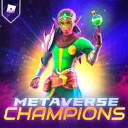 Metaverse Champions Hub game icon featuring Wren Brightblade