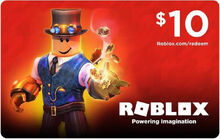 how much is $10 roblox gift card