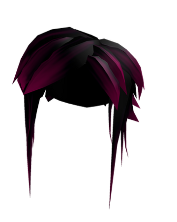 Catalog Black And Pink Drama Hair Roblox Wikia Fandom - all black hair in roblox