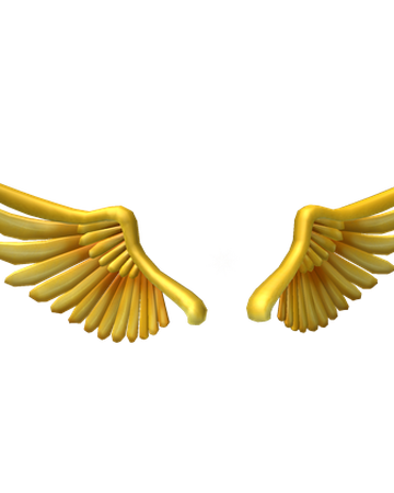 Catalog Golden Sparkling Wings Roblox Wikia Fandom - roblox wing