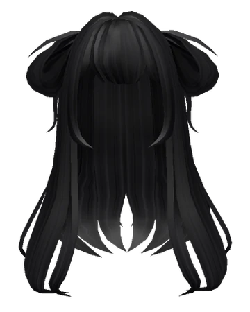 Catalog Loose Black Anime Side Buns Roblox Wikia Fandom You can use these codes on almost all the popular roblox games such as rhs and salon. catalog loose black anime side buns