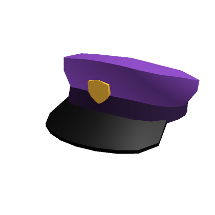 Purple Security Cap Roblox Wiki Fandom - roblox purple guy shirt free