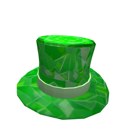 Sparkle Time Emerald Top Hat Roblox Wiki Fandom - top hats roblox green