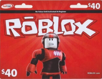 Roblox Card Roblox Wikia Fandom - $40 roblox card gamestop near walmart