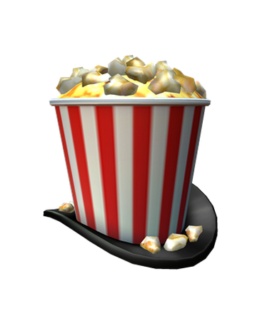 Catalog Showtime Bloxy Popcorn Hat Roblox Wikia Fandom - code to get popcorn on head roblox avatar cool free things on roblox