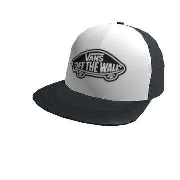 Vans White-Black Classic Patch Trucker Hat | Roblox Wiki | Fandom