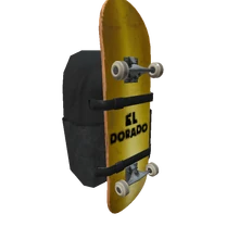 Skateboard Backpack - 24kGoldn