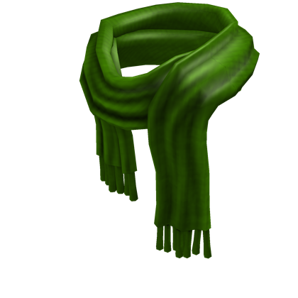 Green Scarf [transparent] - T Shirt Verde Roblox - Free