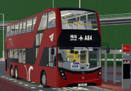 紫荊巴士派出Enviro500 MMC 12.8米 (XA451) 行走A84線
