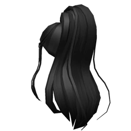 Black grande ponytail