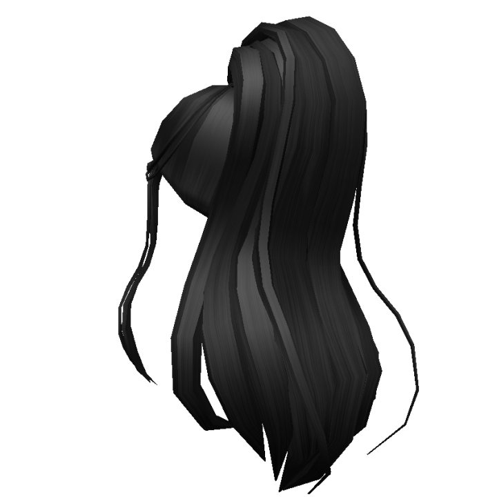 Pretty long black hair - Roblox