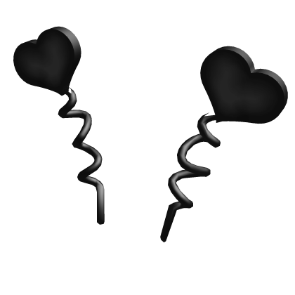 Catalog Black Heart Boppers Roblox Wikia Fandom - dark heart gaming roblox