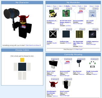 My Character Roblox Wikia Fandom - roblox character customization page