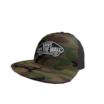 Vans camo hat top