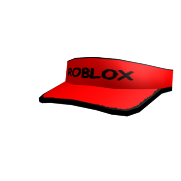 Red visor hat online