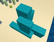 Blue Spire: Located next to the spire pyramid.