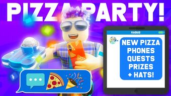 event how to get all of the prizes in the pizza party event roblox