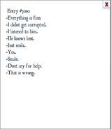 3010th entry, suggesting that the apprentice had been saved by someone