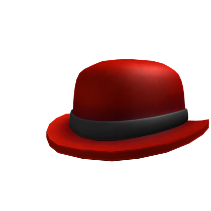 Red Bowler Roblox Wiki Fandom - bowler hat roblox