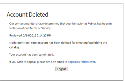 Talk:Account moderation/Archive 2, Roblox Wiki