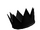 Black Floating Crown