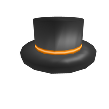 Orange Banded Top Hat