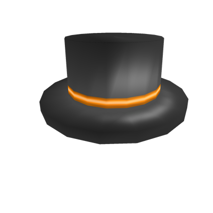 Orange Banded Top Hat Roblox Wiki Fandom - orange fedora roblox code