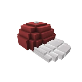 8-Bit Red Baseball Cap