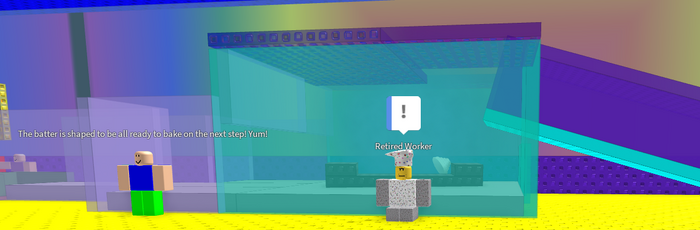 Make A Cake And Feed The Giant Noob Roblox Wiki Fandom - roblox noob cake gear