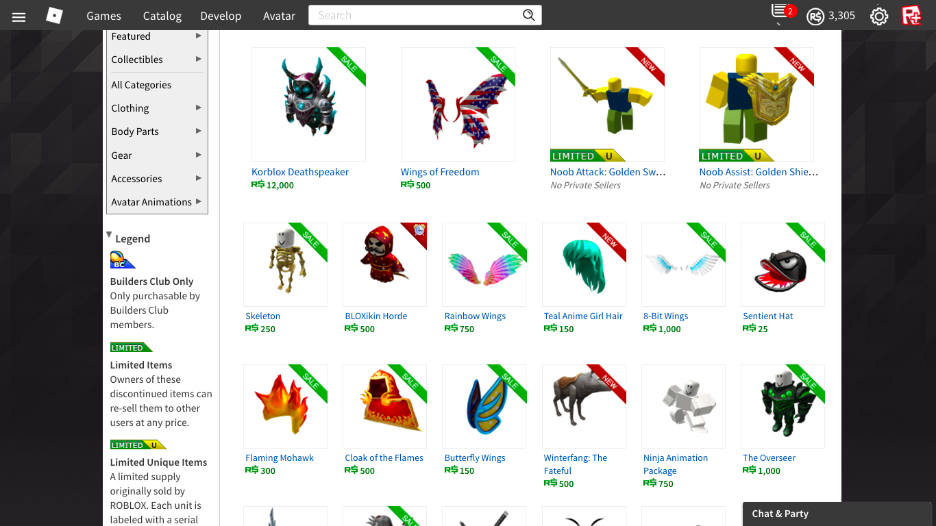 80+ Free Items in Roblox (2020) 
