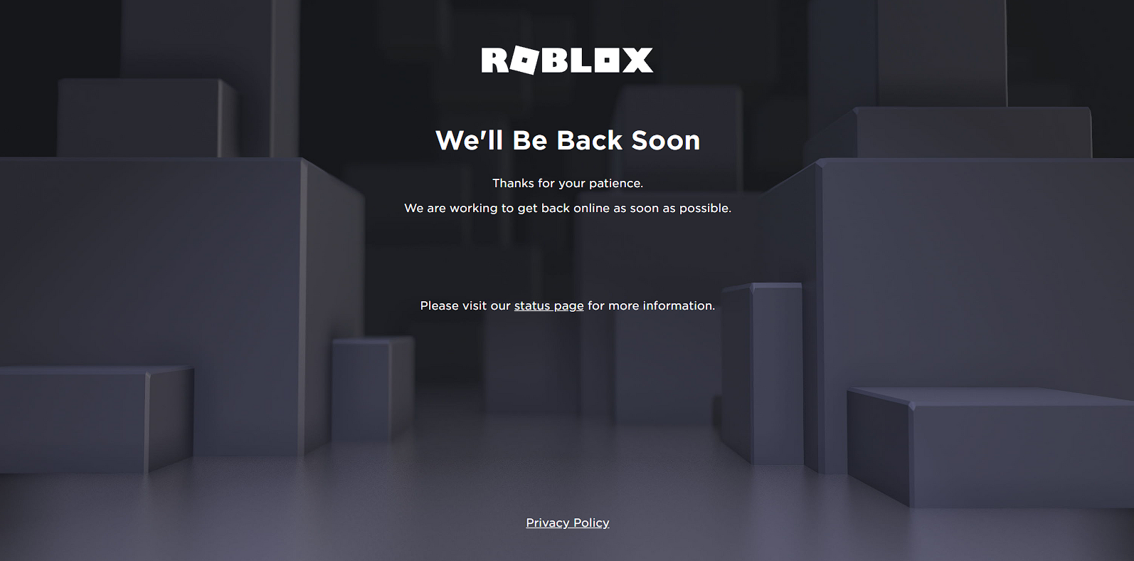 2021 Roblox outage, Roblox Wiki