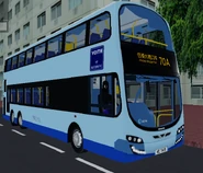 70A線用車正前往恆橫大橋口岸