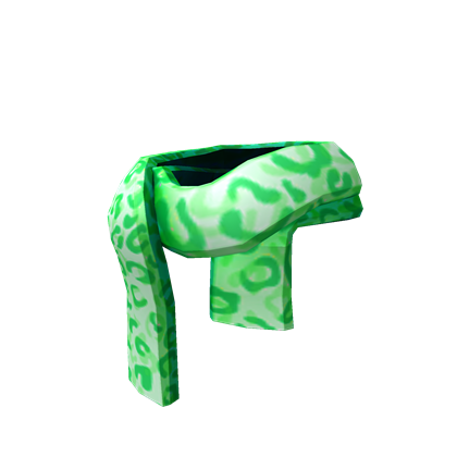 Green Scarf [transparent] - T Shirt Verde Roblox - Free