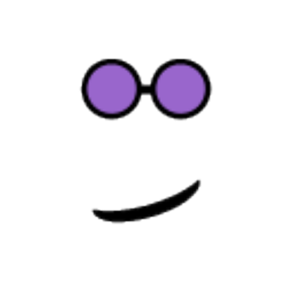 Roblox Avatar Glasses Desenho, avatar, roxo, ângulo png