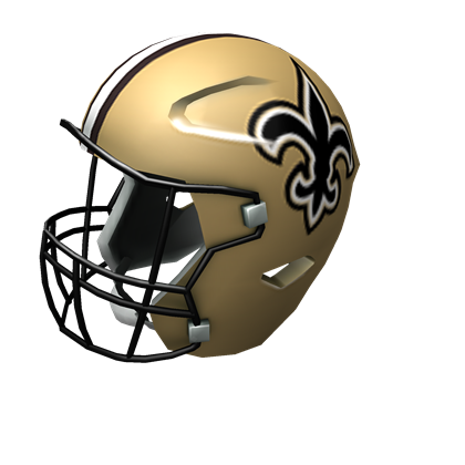 Catalog New Orleans Saints Helmet Roblox Wikia Fandom - golden football helmet roblox promo code