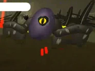 Aymor taking the form of a gigantic egg during the final round of the boss battle.
