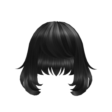 Roblox Black Hair - Free Transparent PNG Clipart Images Download