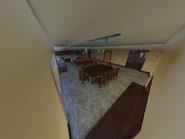 The kitchen and dining room.