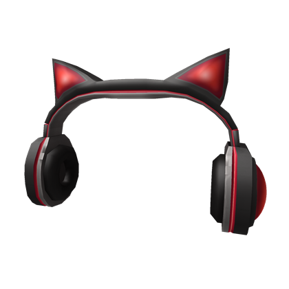 Crimson Cat Ears Headphones Roblox Wiki Fandom