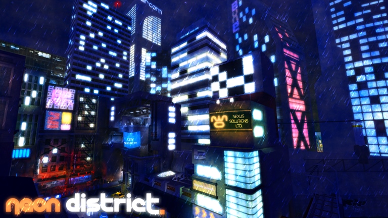 Community Infiniteeffect Neon District Roblox Wikia Fandom - neon city winner roblox