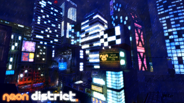 Community Infiniteeffect Neon District Roblox Wikia Fandom - beautiful city updated roblox