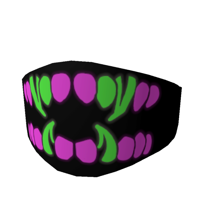 Purple Neon Roblox Logo PNG