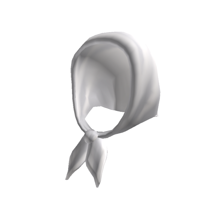 White Headscarf Roblox Wiki Fandom - white bandana roblox