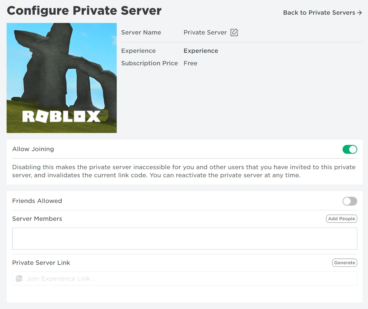 Private Server Roblox Wiki Fandom 1200